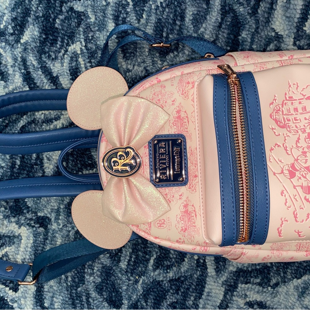 Disney Riviera Loungefly Backpack with Mickey Ears
